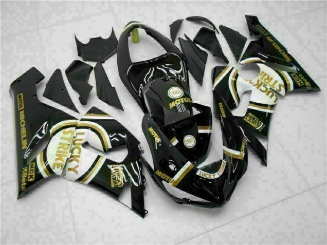 Black 2005-2006 ZX6R Motorcycle Fairing