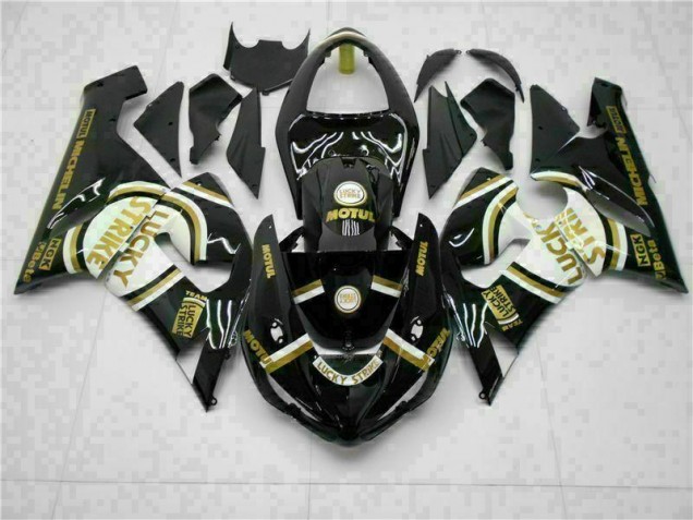 Black 2005-2006 ZX6R Motorcycle Fairing