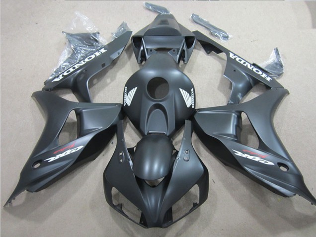 Black 2006-2007 CBR1000RR Motorcycle Fairing Black 2006-2007 CBR1000RR Motorcycle Fairing