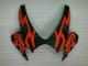 Black 2006-2007 GSXR 600/750 Aftermarket Motorcycle Fairing