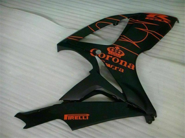 Black 2006-2007 GSXR 600/750 Aftermarket Motorcycle Fairing