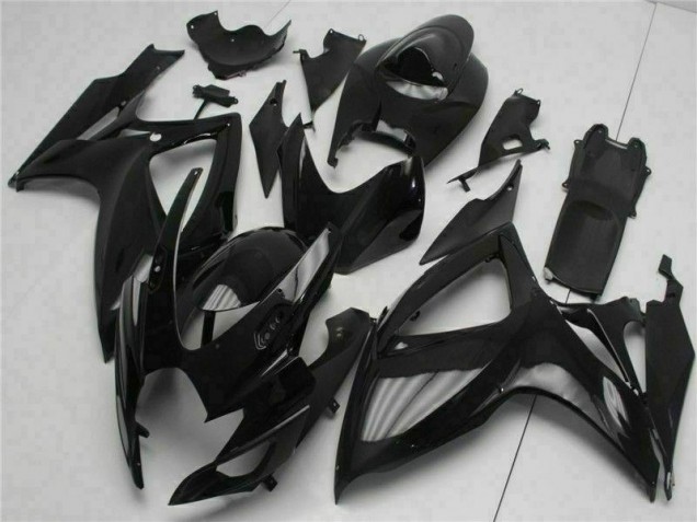 Black 2006-2007 GSXR 600/750 Aftermarket Motorcycle Fairings Black 2006-2007 GSXR 600/750 Aftermarket Motorcycle Fairings