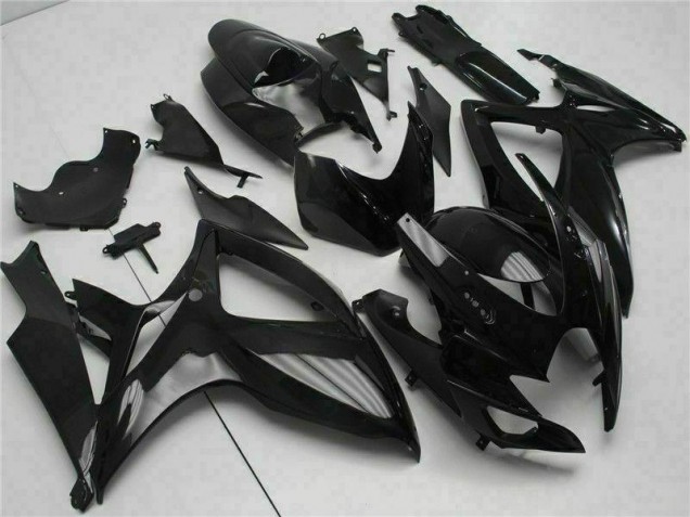 Black 2006-2007 GSXR 600/750 Aftermarket Motorcycle Fairings Black 2006-2007 GSXR 600/750 Aftermarket Motorcycle Fairings