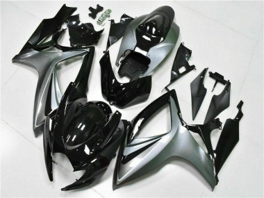 Black 2006-2007 GSXR 600/750 Motorcycle Fairing Kits