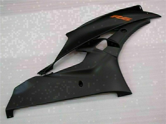 Black 2006-2007 YZF R6 Aftermarket Motorcycle Fairing Black 2006-2007 YZF R6 Aftermarket Motorcycle Fairing
