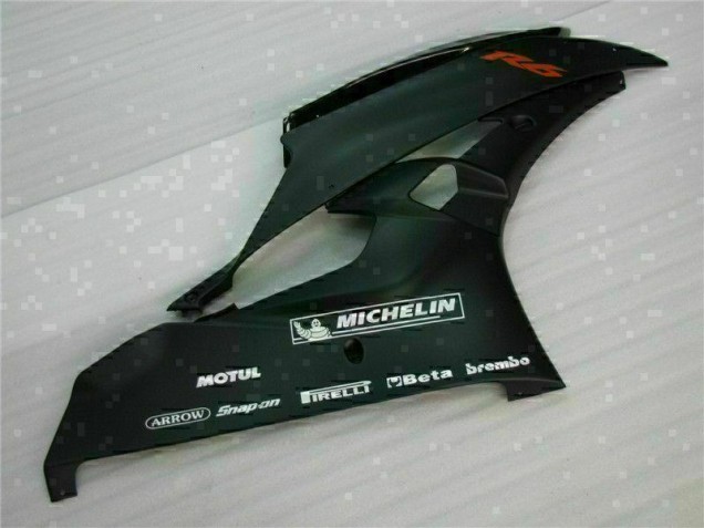 Black 2006-2007 YZF R6 Full Motorcycle Fairing Kits Black 2006-2007 YZF R6 Full Motorcycle Fairing Kits