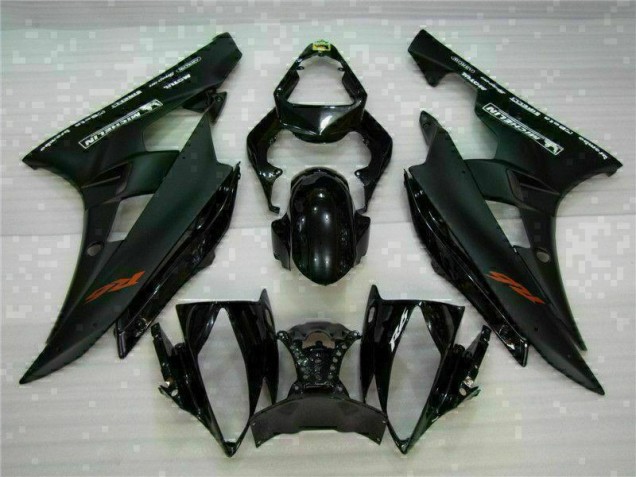 Black 2006-2007 YZF R6 Full Motorcycle Fairing Kits Black 2006-2007 YZF R6 Full Motorcycle Fairing Kits
