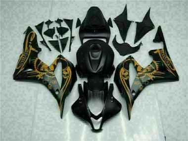 Black 2007-2008 CBR600RR Motorcycle Bodywork