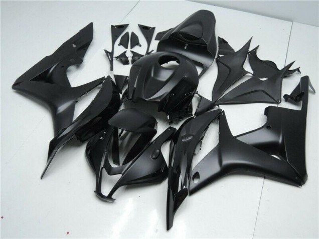 Black 2007-2008 CBR600RR Motorcycle Fairings Black 2007-2008 CBR600RR Motorcycle Fairings