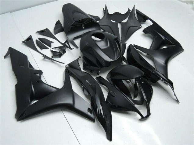 Black 2007-2008 CBR600RR Motorcycle Fairings Black 2007-2008 CBR600RR Motorcycle Fairings
