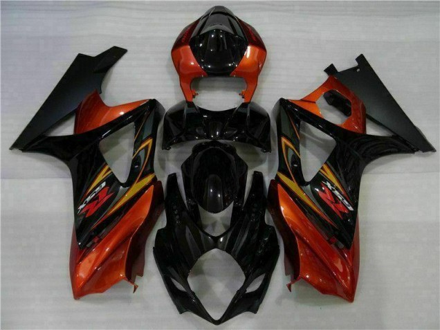 Black 2007-2008 GSXR 1000 Full Motorcycle Fairing Kits Black 2007-2008 GSXR 1000 Full Motorcycle Fairing Kits