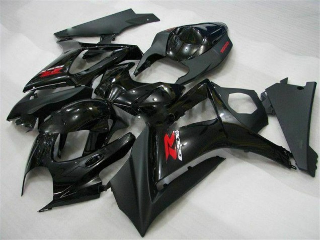 Black 2007-2008 GSXR 1000 Motorcycle Fairing Black 2007-2008 GSXR 1000 Motorcycle Fairing