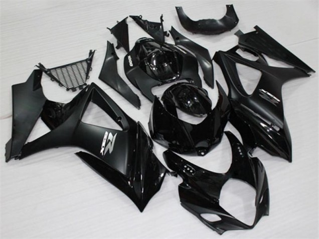 Black 2007-2008 GSXR 1000 Motorcycle Fairings Black 2007-2008 GSXR 1000 Motorcycle Fairings