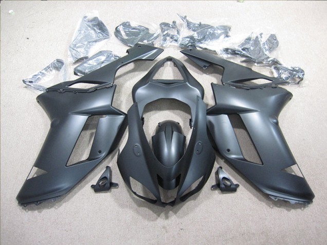 Black 2007-2008 ZX6R Motorcycle Fairing Kits Black 2007-2008 ZX6R Motorcycle Fairing Kits