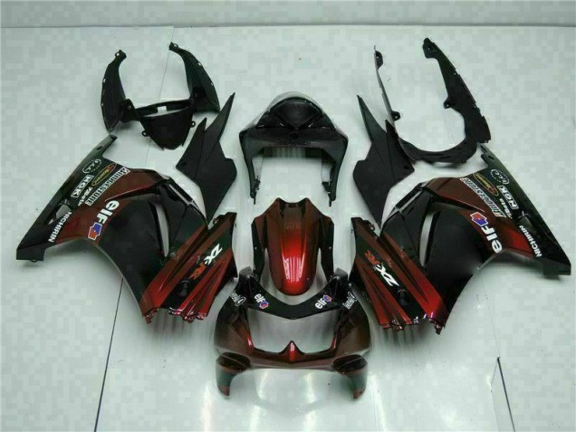 Black 2008-2012 EX250 Motorcycle Fairing Kits & Plastic Black 2008-2012 EX250 Motorcycle Fairing Kits & Plastic