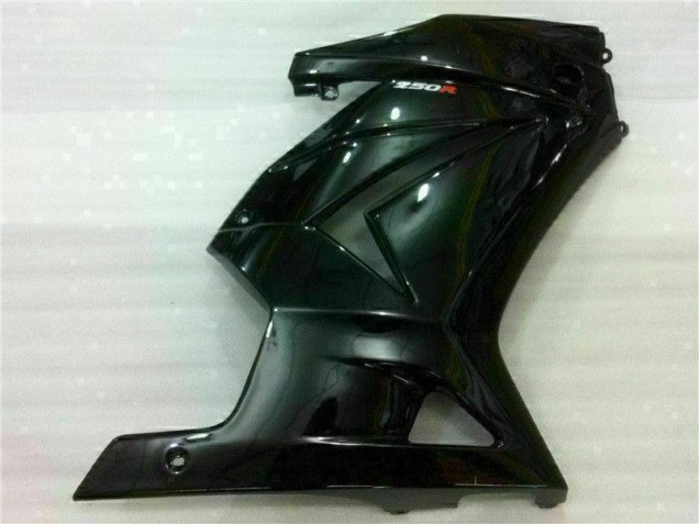 Black 2008-2012 EX250 Motorcycle Fairing Black 2008-2012 EX250 Motorcycle Fairing