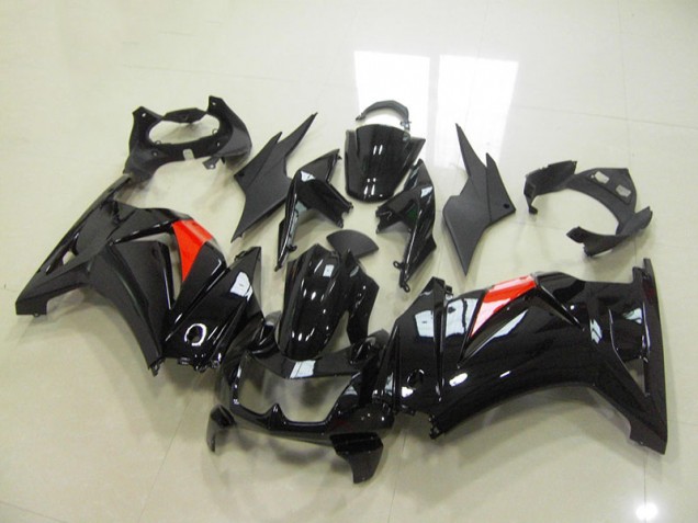 Black 2008-2012 ZX250R Motorcycle Fairings Black 2008-2012 ZX250R Motorcycle Fairings