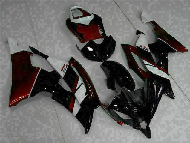 Black 2008-2016 YZF R6 ABS Motorcycle Fairing Black 2008-2016 YZF R6 ABS Motorcycle Fairing
