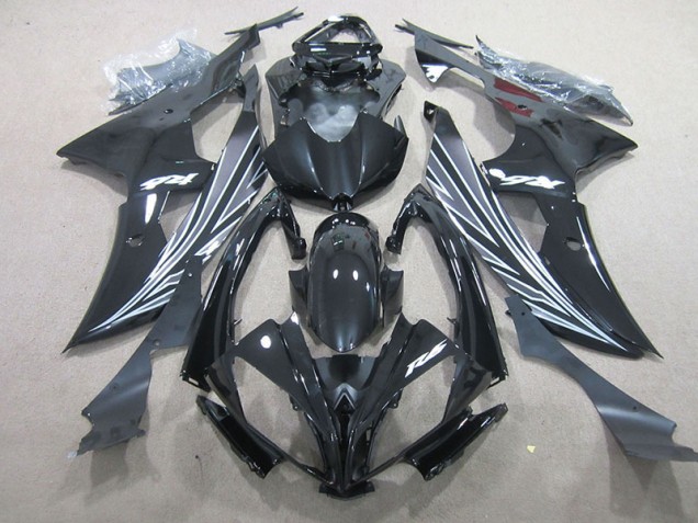 Black 2008-2016 YZF R6 Aftermarket Motorcycle Fairings Black 2008-2016 YZF R6 Aftermarket Motorcycle Fairings