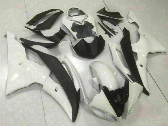 White 2008-2016 YZF R6 Motorcycle Fairings White 2008-2016 YZF R6 Motorcycle Fairings