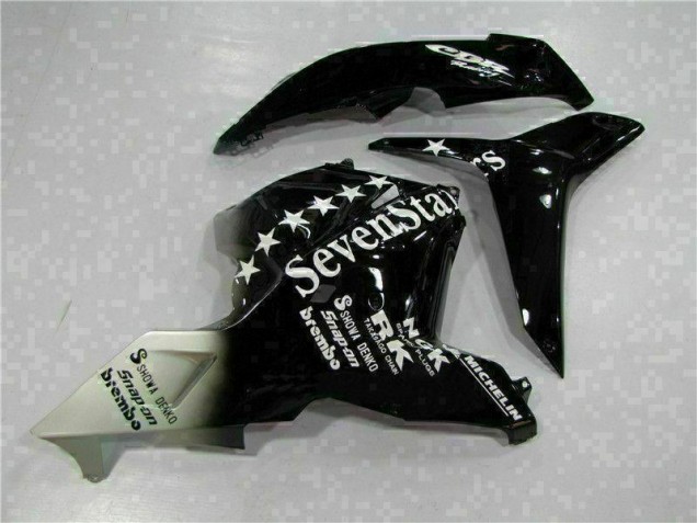 Black 2009-2012 CBR600RR Motorcycle Fairing Black 2009-2012 CBR600RR Motorcycle Fairing