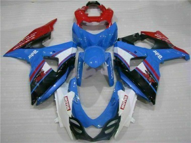 Black 2009-2016 GSXR 1000 Motorcycle Fairing Kits & Plastic