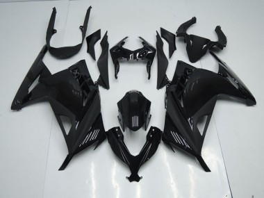 Black 2013-2016 ZX300R Motorcycle Fairing