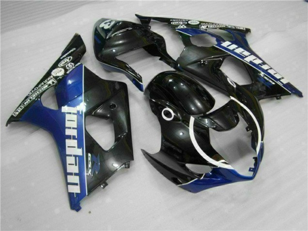 Black Blue 2003-2004 GSXR 1000 Motorcycle Fairings Black Blue 2003-2004 GSXR 1000 Motorcycle Fairings