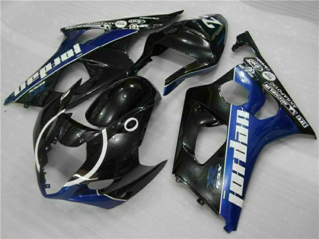 Black Blue 2003-2004 GSXR 1000 Motorcycle Fairings Black Blue 2003-2004 GSXR 1000 Motorcycle Fairings