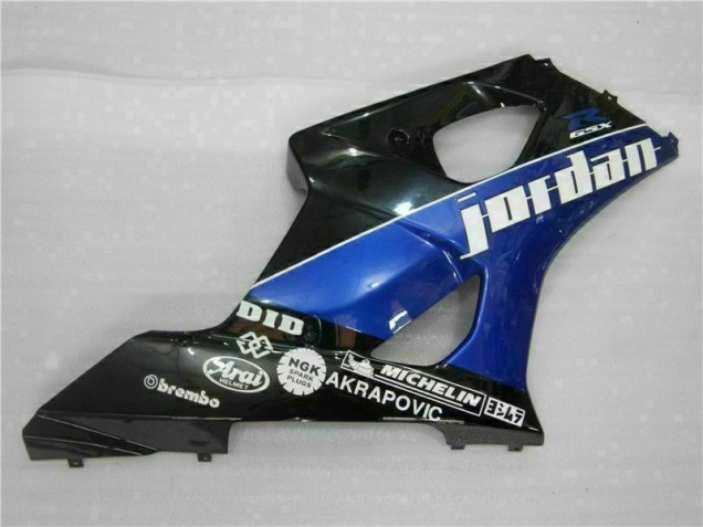 Black Blue 2003-2004 GSXR 1000 Motorcycle Fairings Black Blue 2003-2004 GSXR 1000 Motorcycle Fairings
