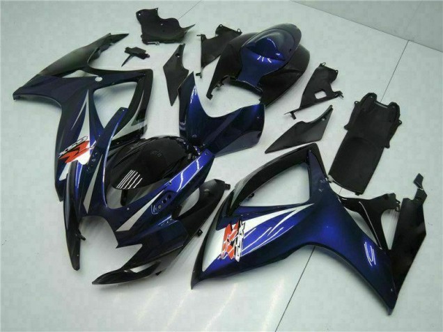 Black Blue 2006-2007 GSXR 600/750 Motorcycle Fairings Black Blue 2006-2007 GSXR 600/750 Motorcycle Fairings