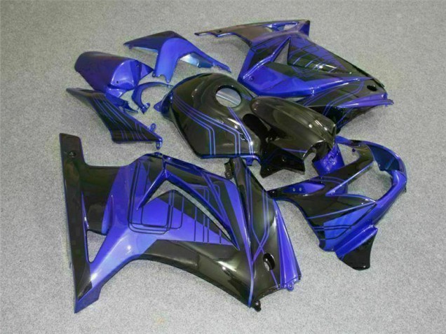 Black Blue 2008-2012 EX250 Motorcycle Fairing Black Blue 2008-2012 EX250 Motorcycle Fairing