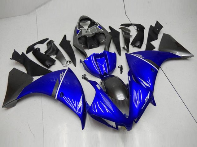 Black Blue 2012-2014 YZF R1 Motorcycle Fairings