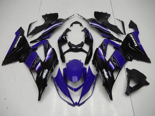 Black Blue 2013-2018 ZX6R Motorcycle Fairings Black Blue 2013-2018 ZX6R Motorcycle Fairings