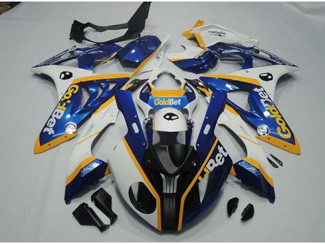 Black Blue White GoldBet 2009-2014 S1000RR Motorcycle Fairings Black Blue White GoldBet 2009-2014 S1000RR Motorcycle Fairings