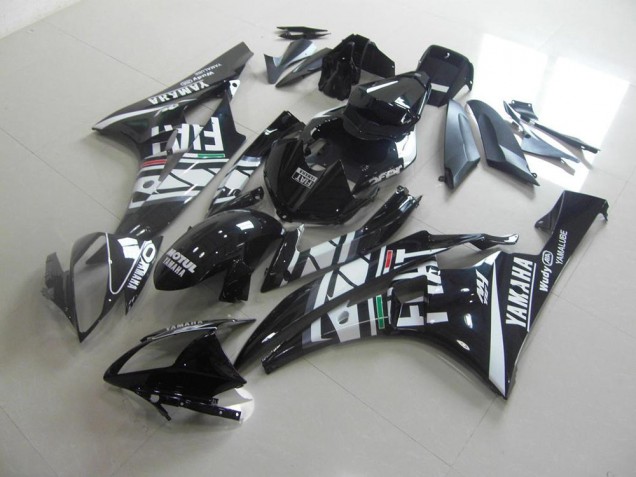 Black Fiat 2006-2007 YZF R6 Motorcycle Fairings Black Fiat 2006-2007 YZF R6 Motorcycle Fairings