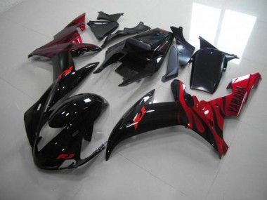 Black Flame 2002-2003 YZF R1 Motorcycle Fairings