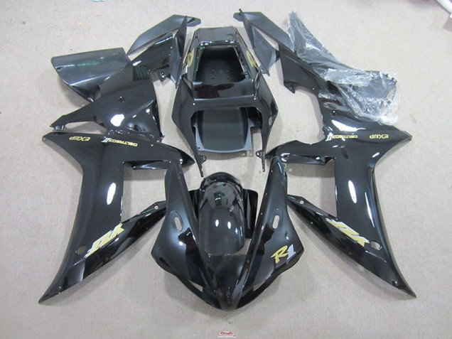 Black Gold Decal 2002-2003 YZF R1 Motorcycle Fairings Black Gold Decal 2002-2003 YZF R1 Motorcycle Fairings