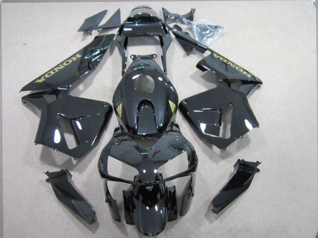 Black Gold Decal 2003-2004 CBR600RR Motorcycle Fairing Black Gold Decal 2003-2004 CBR600RR Motorcycle Fairing