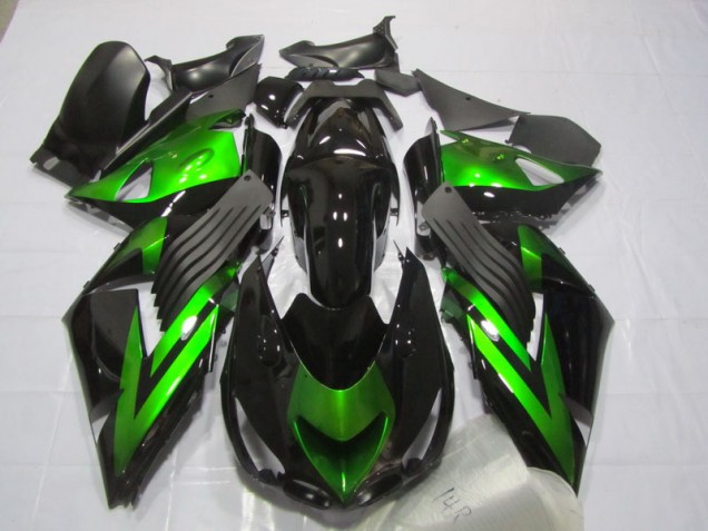 Black Green 2006-2011 ZX14R ZZR1400 Motorcycle Fairings Black Green 2006-2011 ZX14R ZZR1400 Motorcycle Fairings