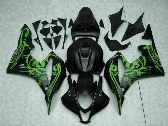Black Green 2007-2008 CBR600RR Motorcycle Fairings