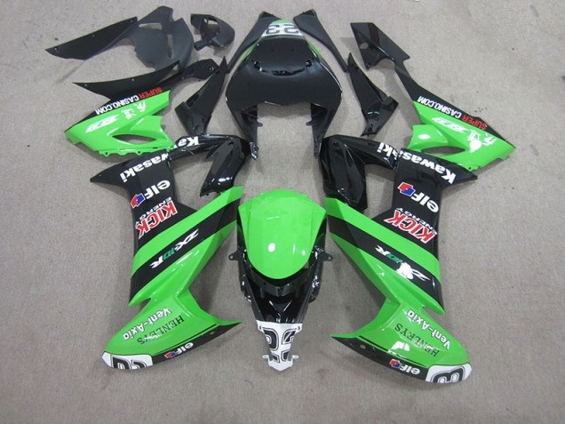 Black Green 2008-2010 ZX10R Motorcycle Fairings Black Green 2008-2010 ZX10R Motorcycle Fairings