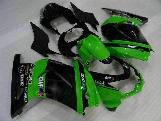 Black Green 2008-2012 EX250 Motorcycle Bodywork Black Green 2008-2012 EX250 Motorcycle Bodywork