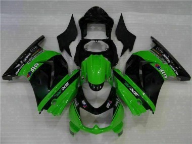 Black Green 2008-2012 EX250 Motorcycle Bodywork