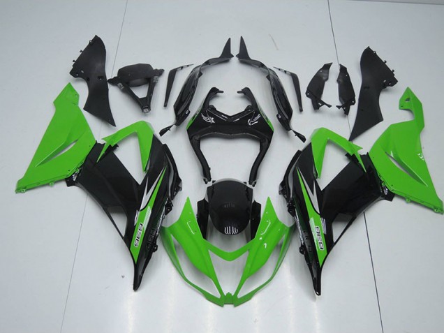 Black Green 636 2013-2018 ZX6R Motorcycle Fairings Black Green 636 2013-2018 ZX6R Motorcycle Fairings