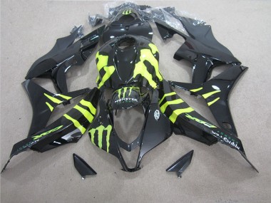 Black Green Monster 2007-2008 CBR600RR Motorcycle Fairings