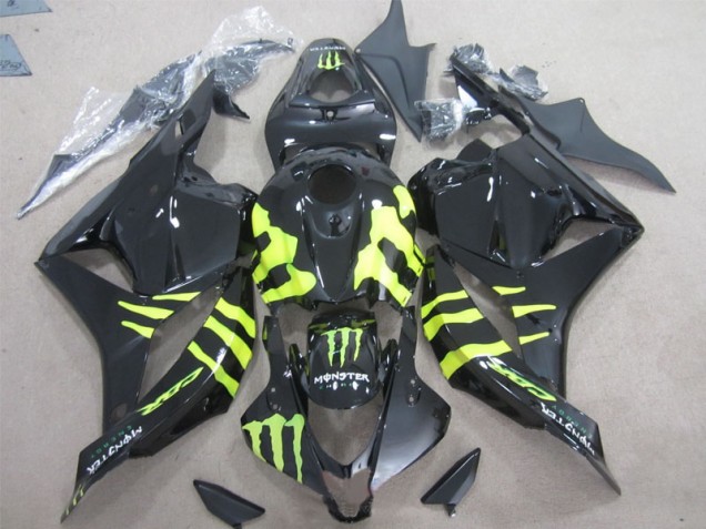 Black Green Monster 2009-2012 CBR600RR Motorcycle Fairings Black Green Monster 2009-2012 CBR600RR Motorcycle Fairings
