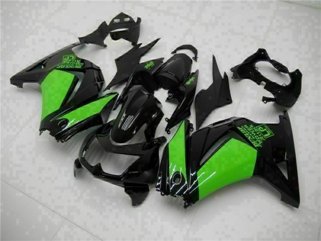 Black Green Ninja 2008-2012 EX250 Motorcycle Fairings Black Green Ninja 2008-2012 EX250 Motorcycle Fairings