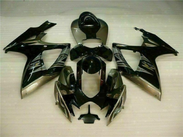 Black Grey 2006-2007 GSXR 600/750 Motorcycle Fairing Black Grey 2006-2007 GSXR 600/750 Motorcycle Fairing
