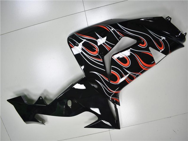 Black Grey Red 2006-2007 ZX10R Motorcycle Fairings Black Grey Red 2006-2007 ZX10R Motorcycle Fairings